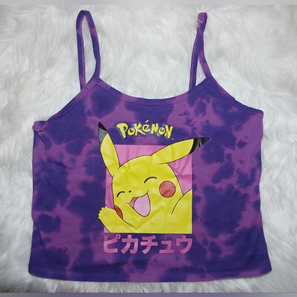 Purple Pokémon Pikachu Tank Top